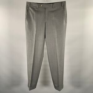 ATELIER MUNRO Size 32 Dark Grey Wool Slim Fit Dress Pants
